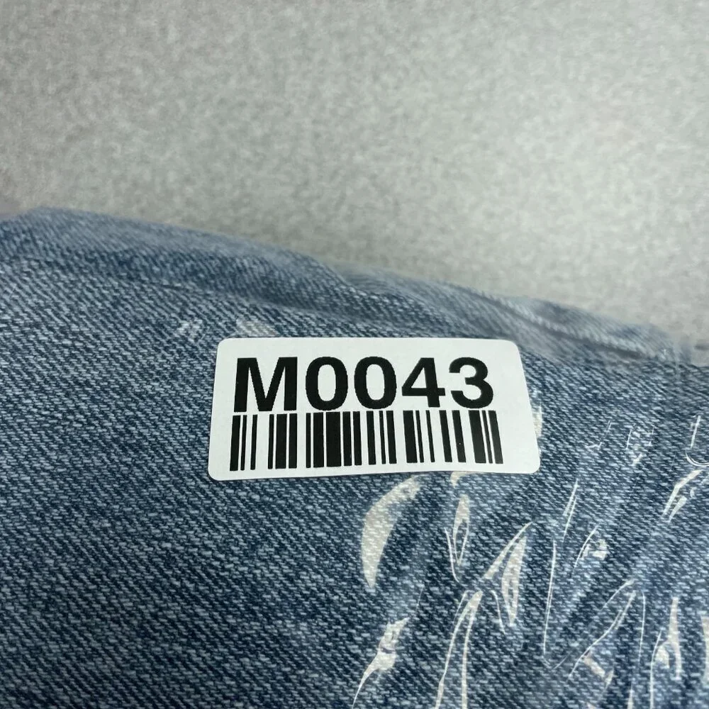 NEW Women's 2 Long Sleeve Utility Baggy Denim Jumpsuit - Universal Thread M0043